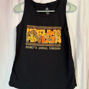 Disney's Animal Kingdom Black Tank Top